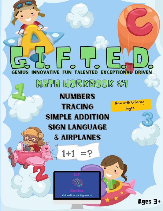 G.I.F.T.E.D. Math Workbook #1